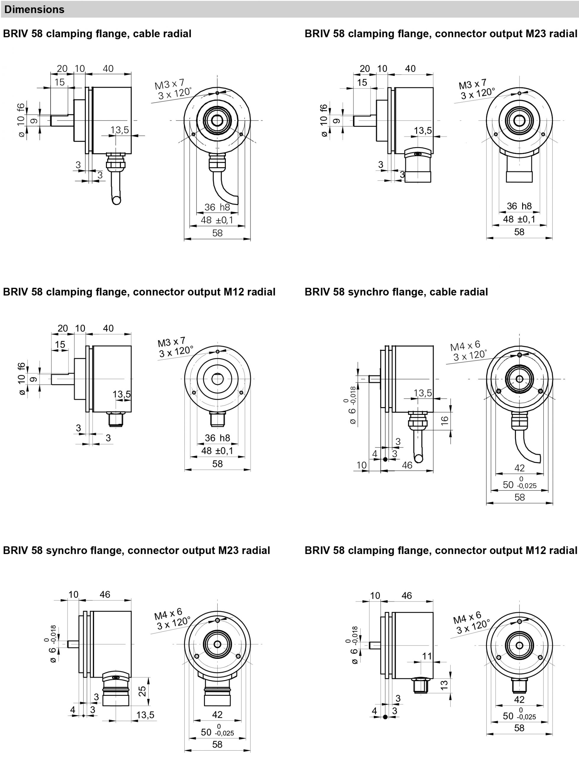 انکودر انکودرBRIV 58S