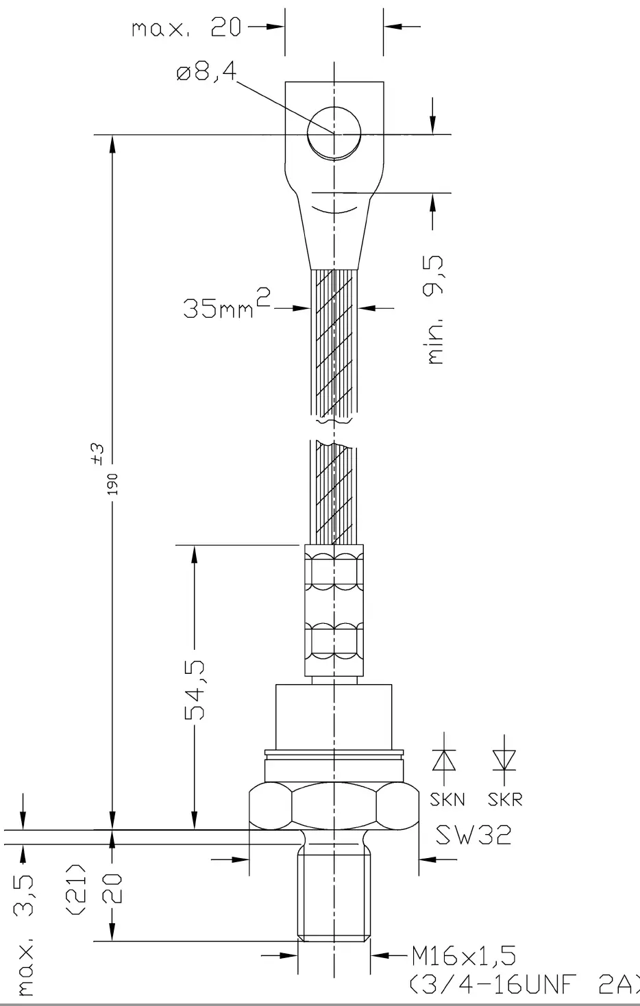 peymanelectric-SKN240 شماتیک دیود سمیکرون SKN 240