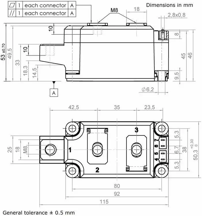 skkh 273 شماتیک دیود تریستور SKKH 273