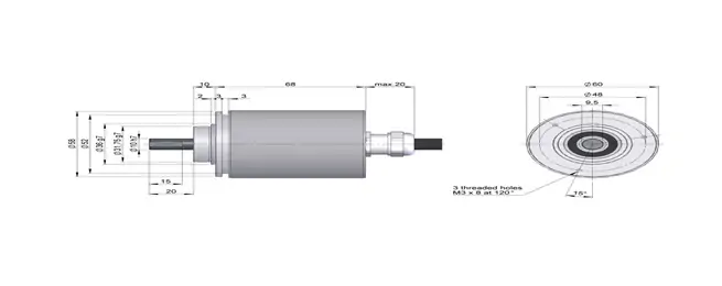 انکودر موازی هوهنر CS10 IP67