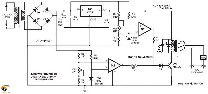 مدار داخلی کلید محافظ جان مدار داخلی کلید محافظ جان