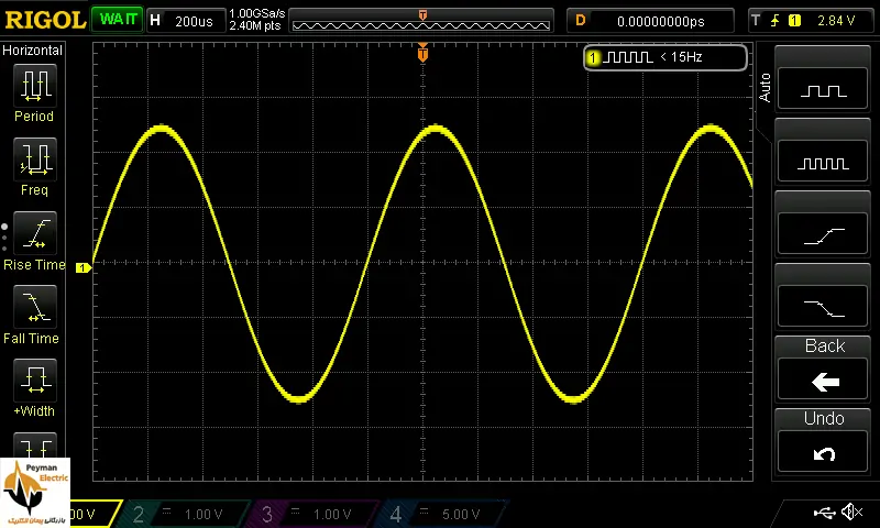 نمایش oscilloscope نمایش oscilloscope