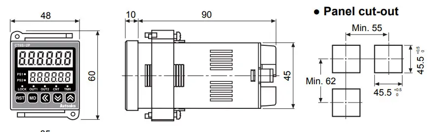 کانتر آتونیکس  CT6S-1P4